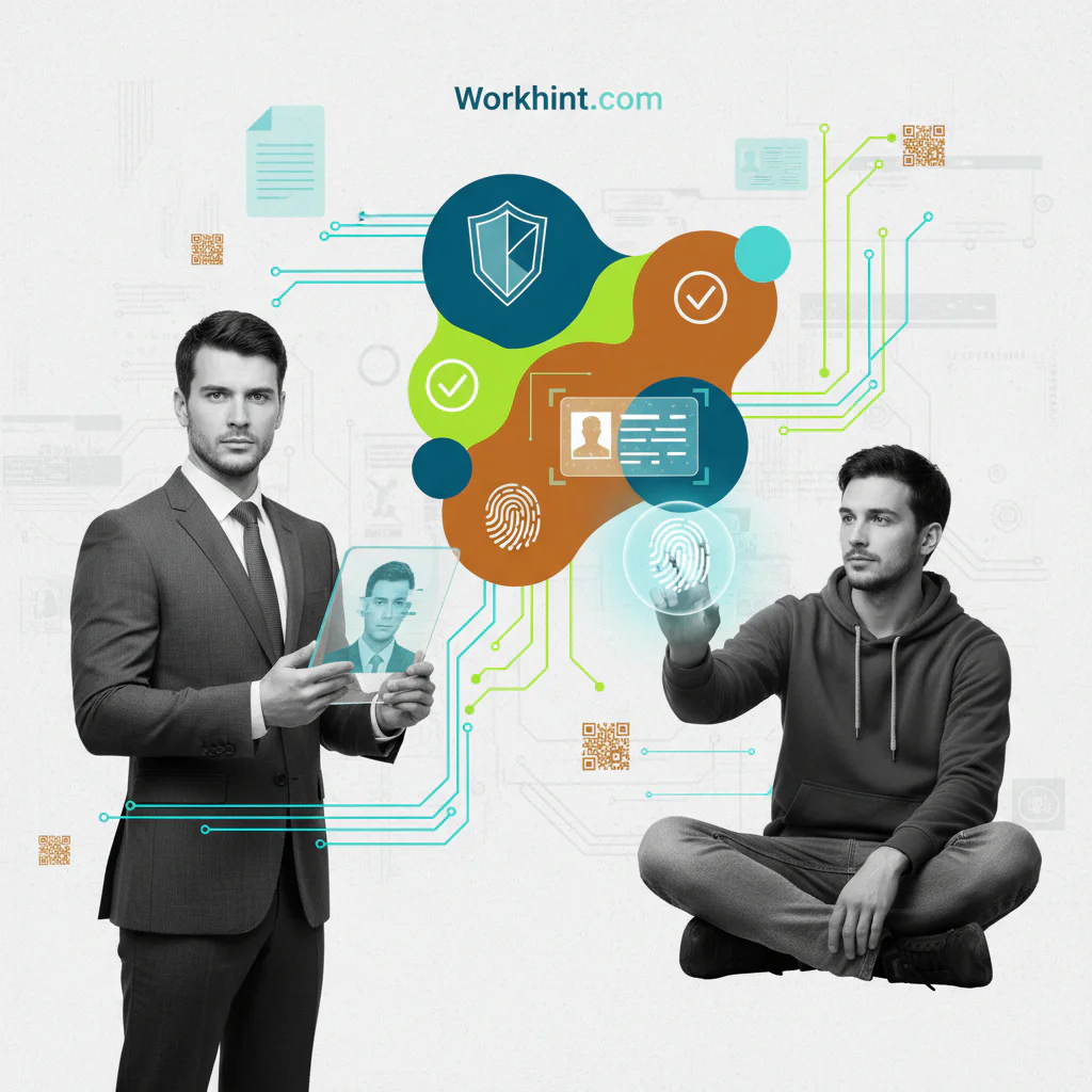 How can I verify an employee’s ID online?
