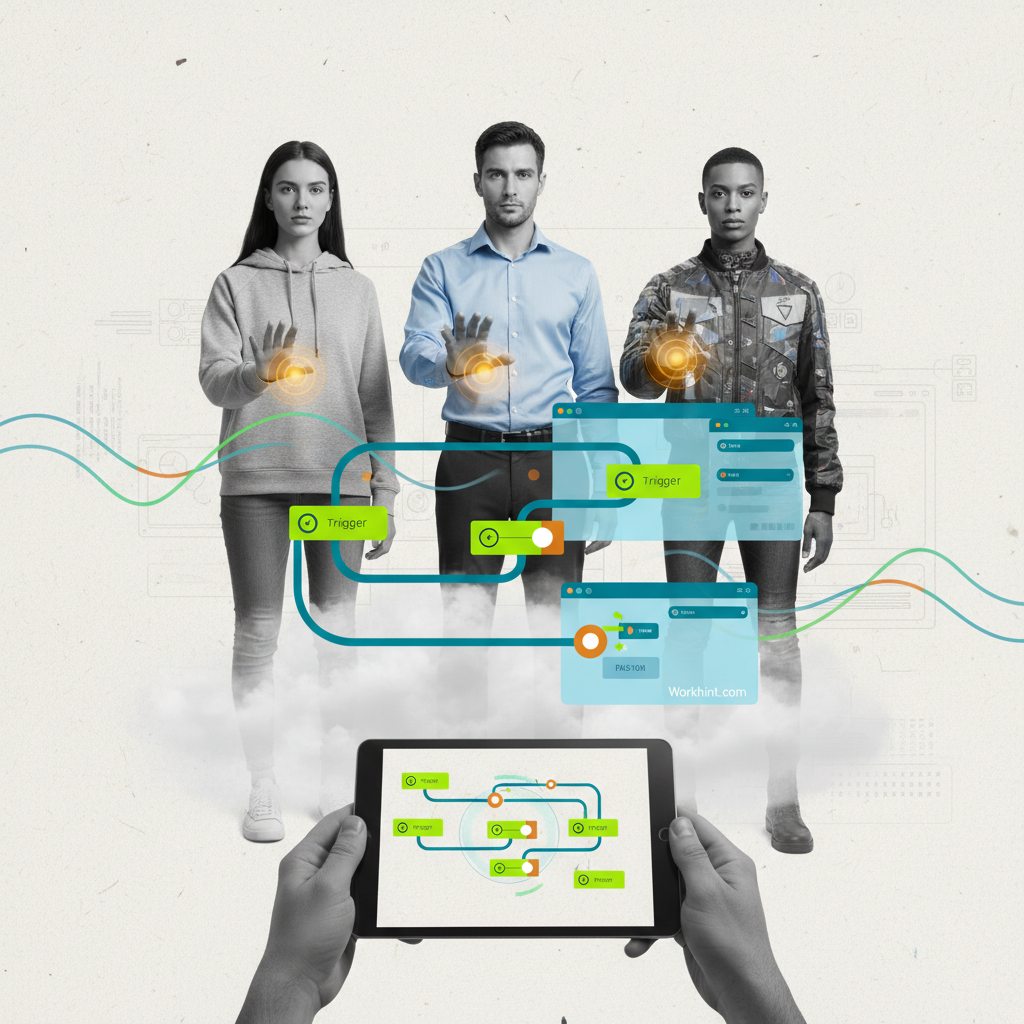 How can teams use no-code workflow automation?
