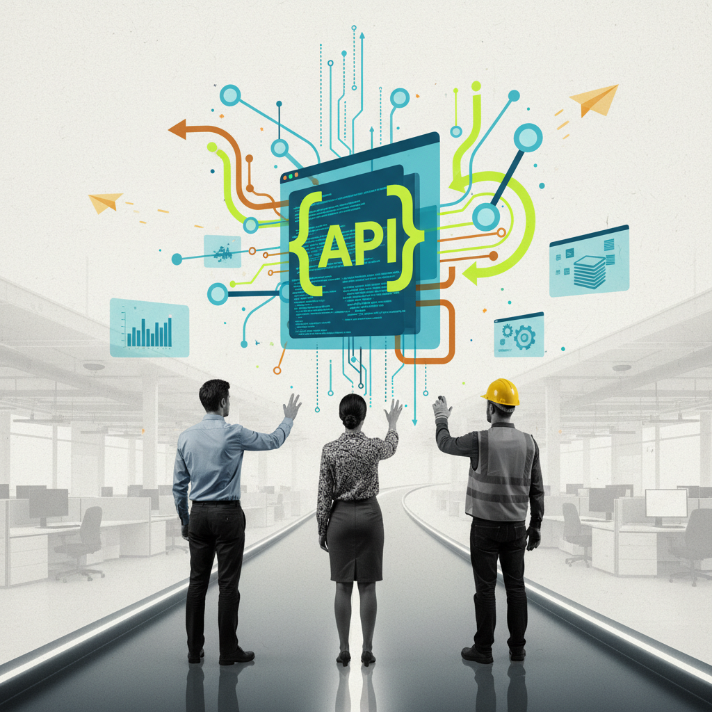 How do custom APIs affect large workforce ops?