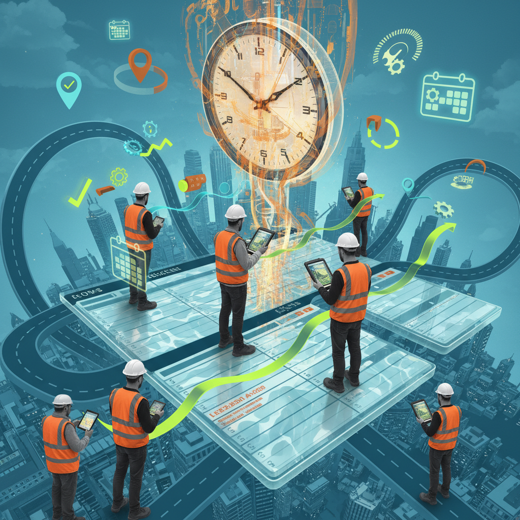 How can we keep field teams on schedule?