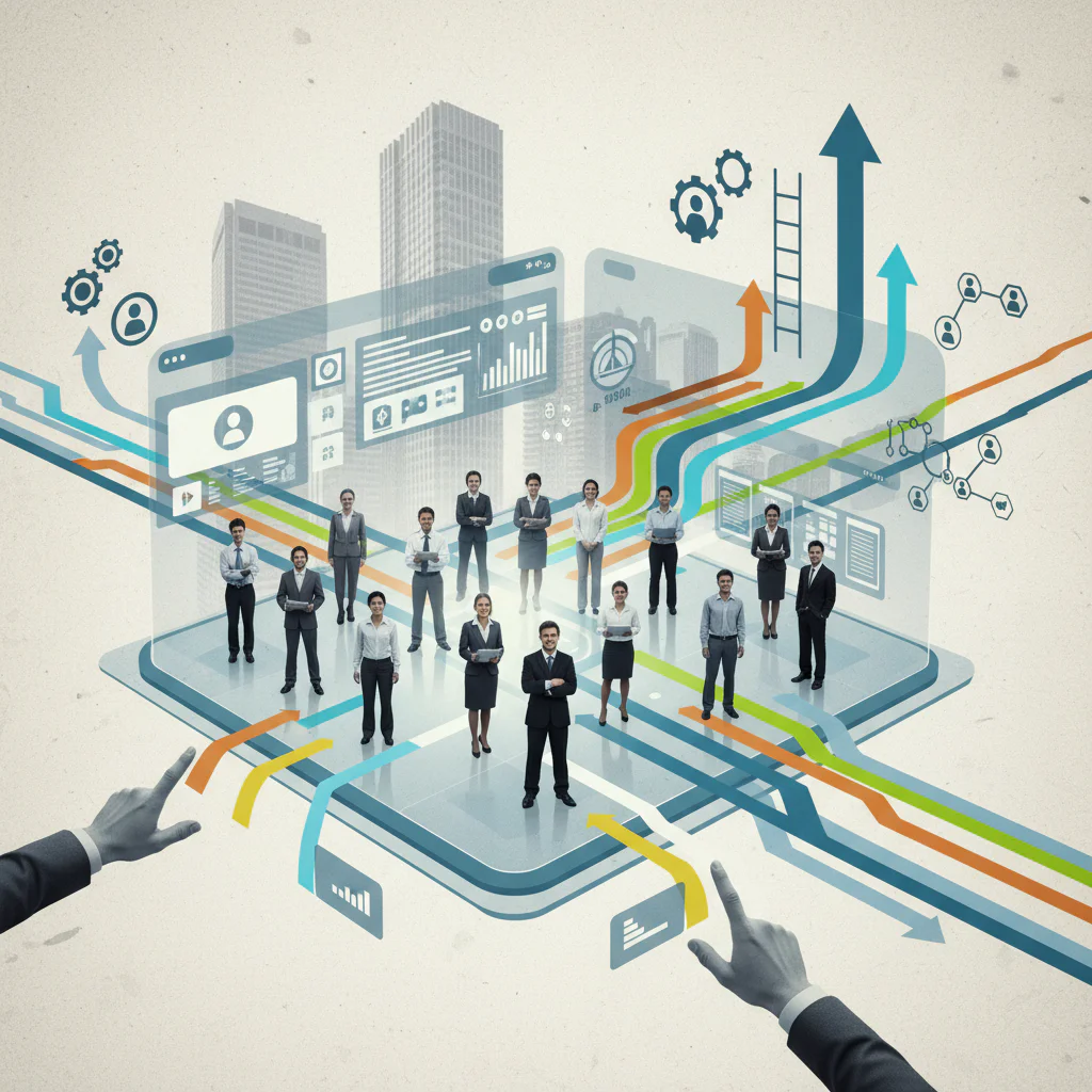 How do white-label portals scale for large staff?