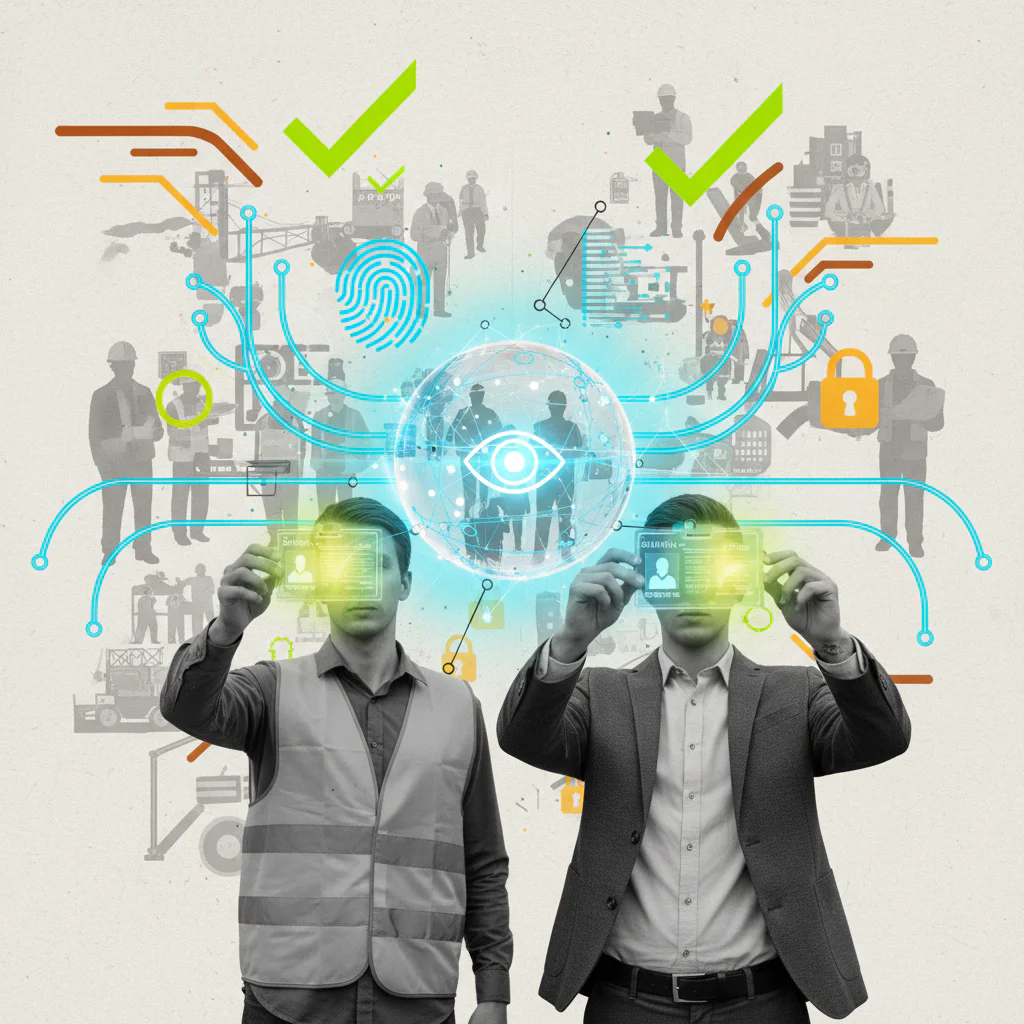How can I verify external workers’ identities?