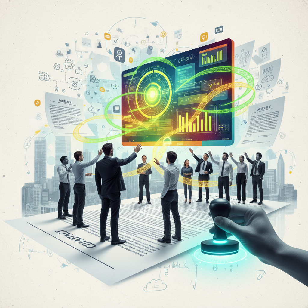 How can big teams automate contracts fast?