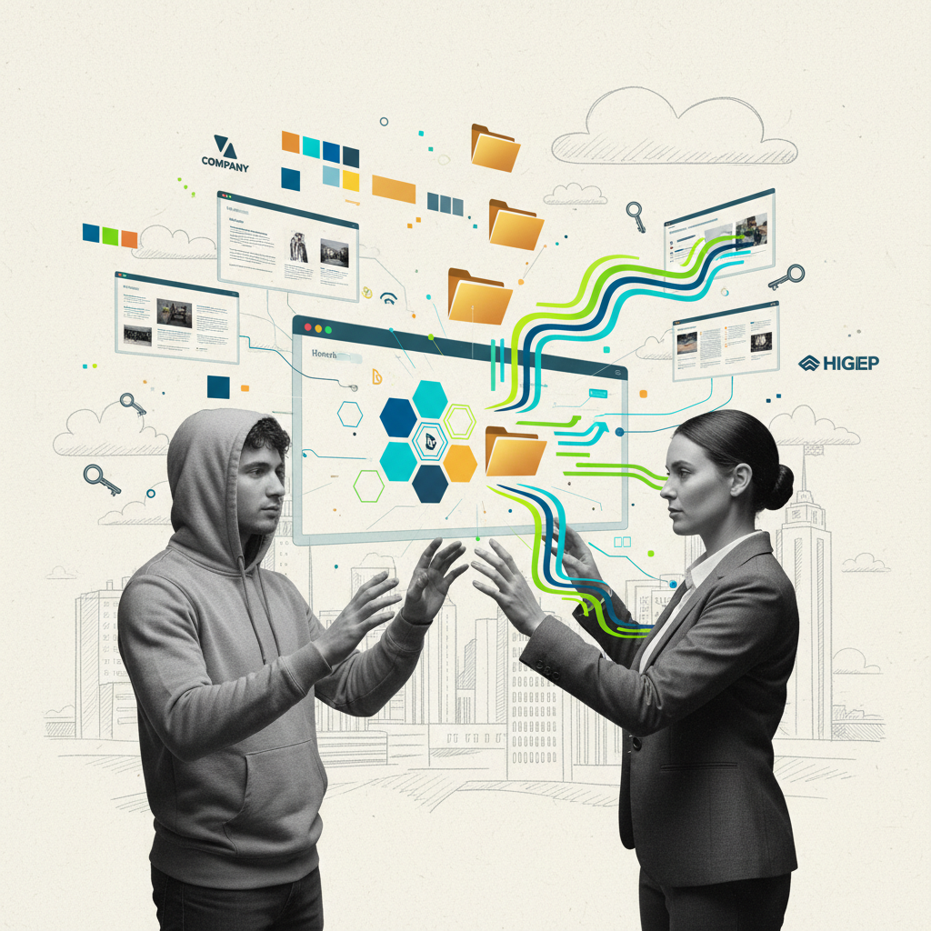 What is a brand portal for external teams?