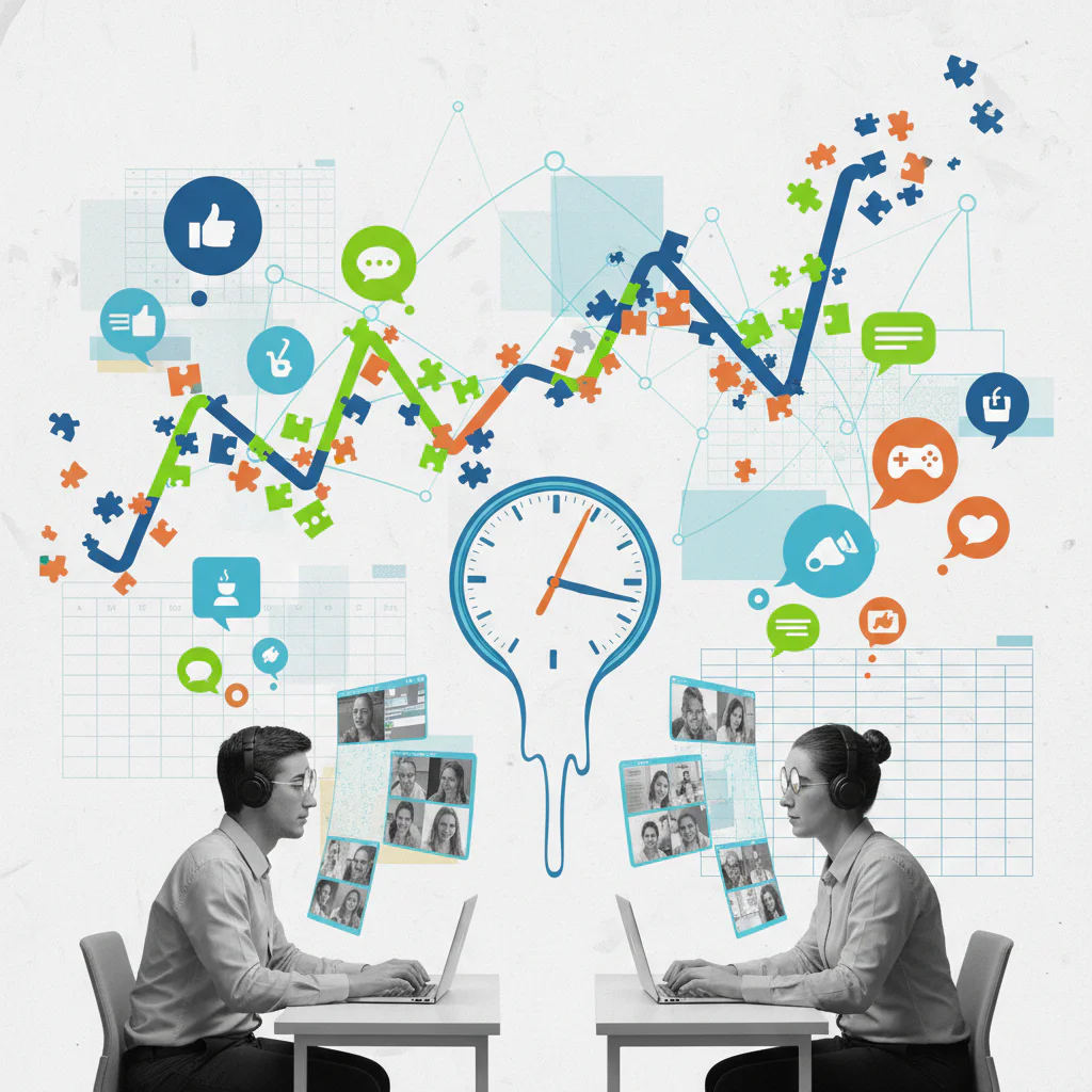 Why do teams lose focus in virtual meetings?