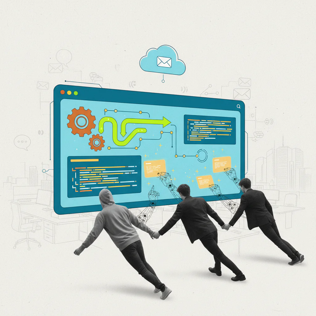 How can external teams automate workflows?