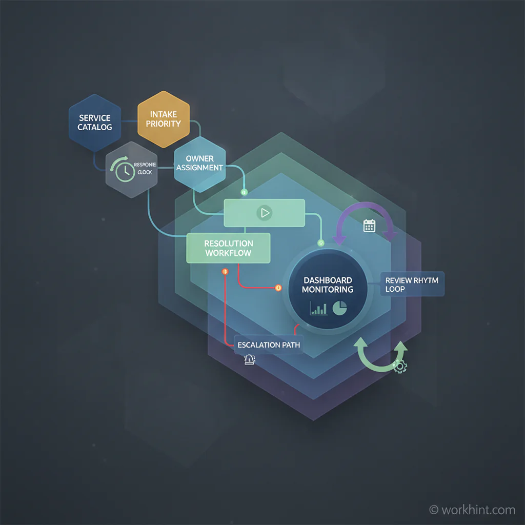 SLA management workflow diagram
