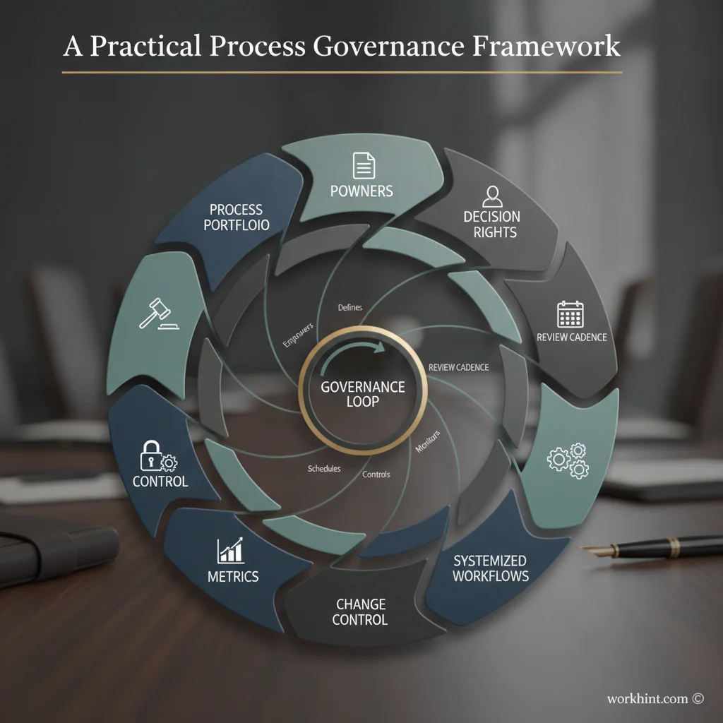 Process governance framework operating model