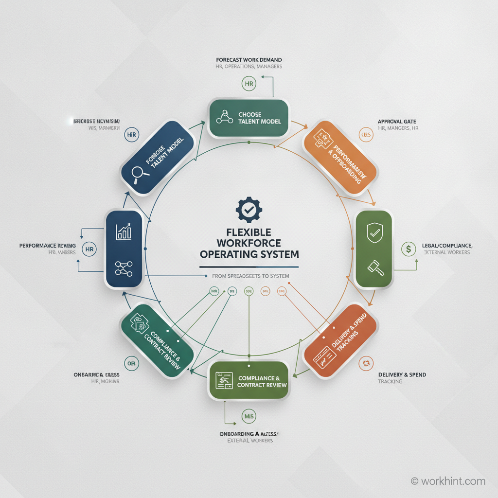 Contingent workforce planning workflow