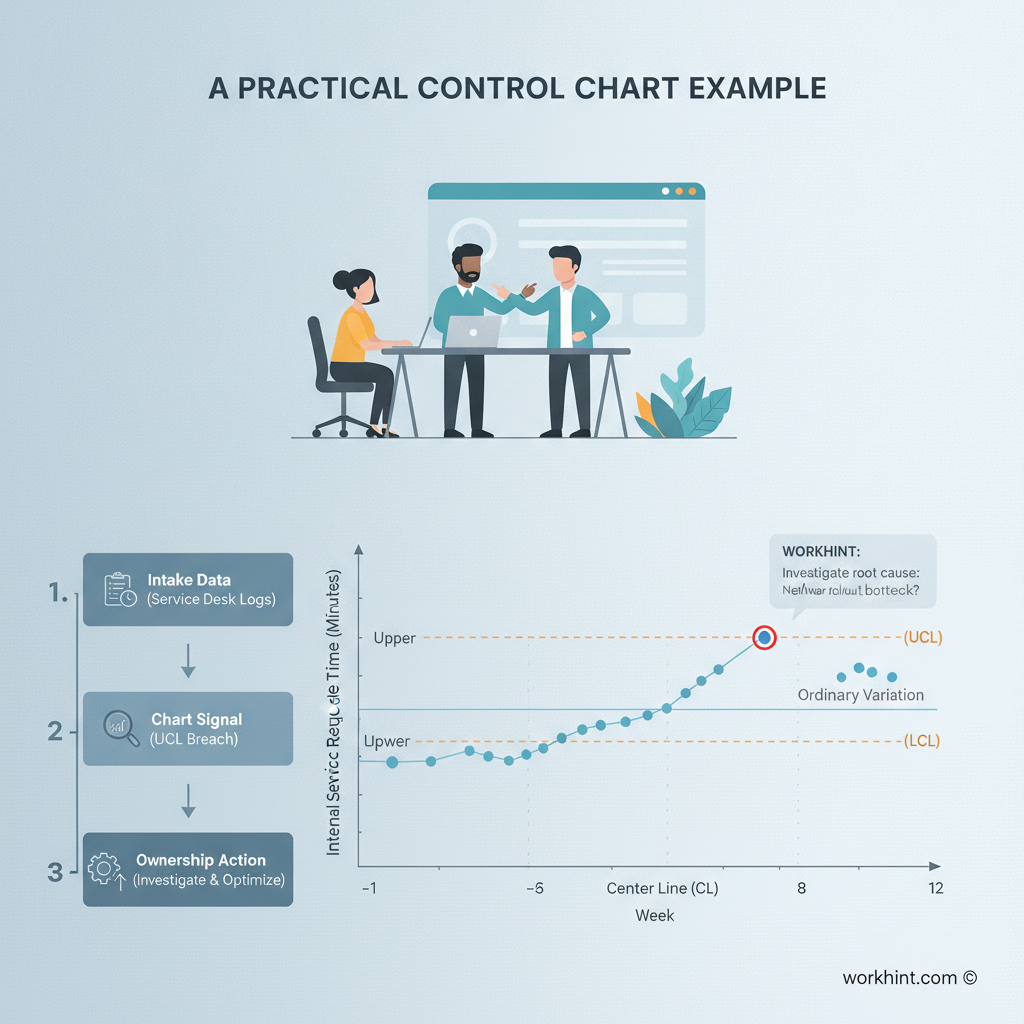 Control charts for process improvement