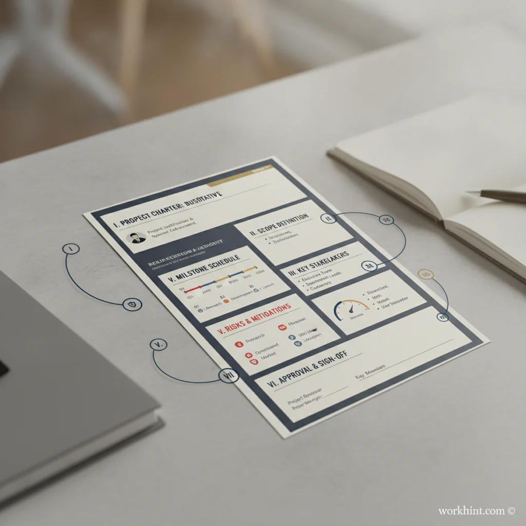 Project charter template anatomy