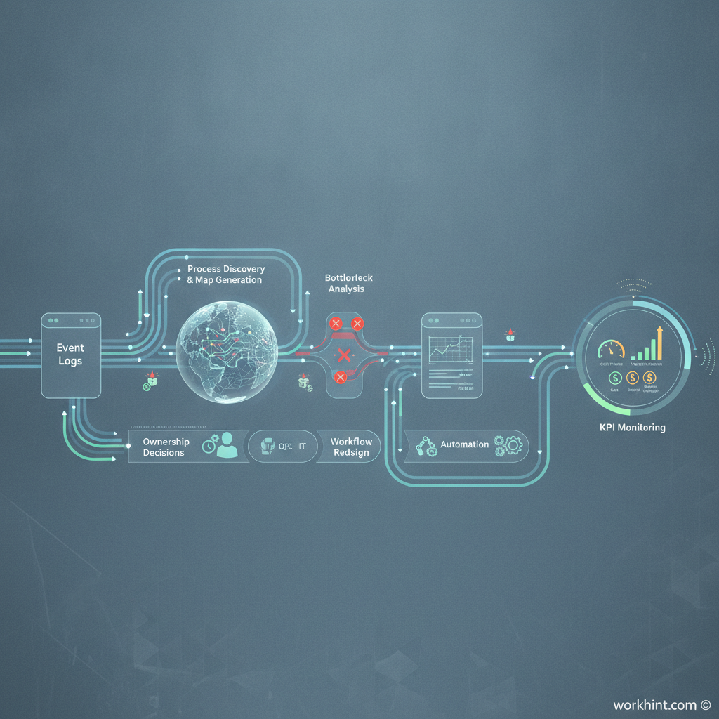 Process mining workflow for operations teams