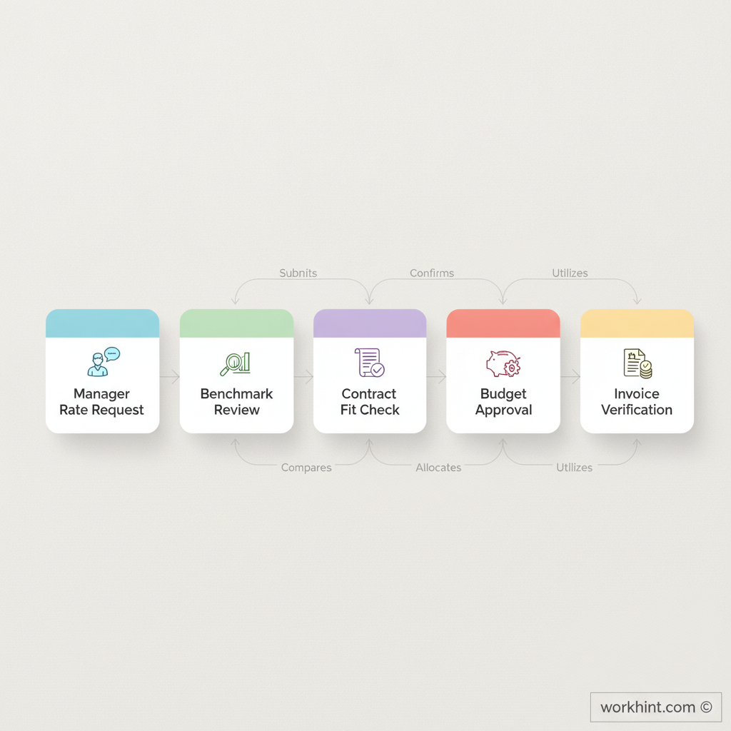 Contractor rate card approval workflow