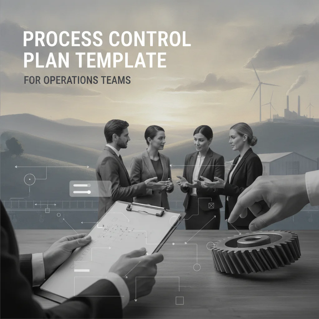 Process Control Plan Template for Operations Teams