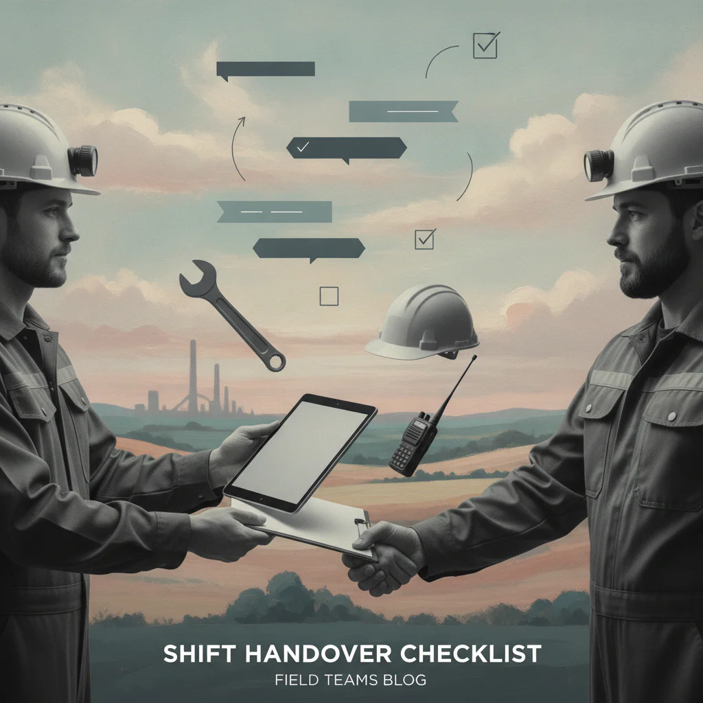 Shift Handover Checklist for Field Teams