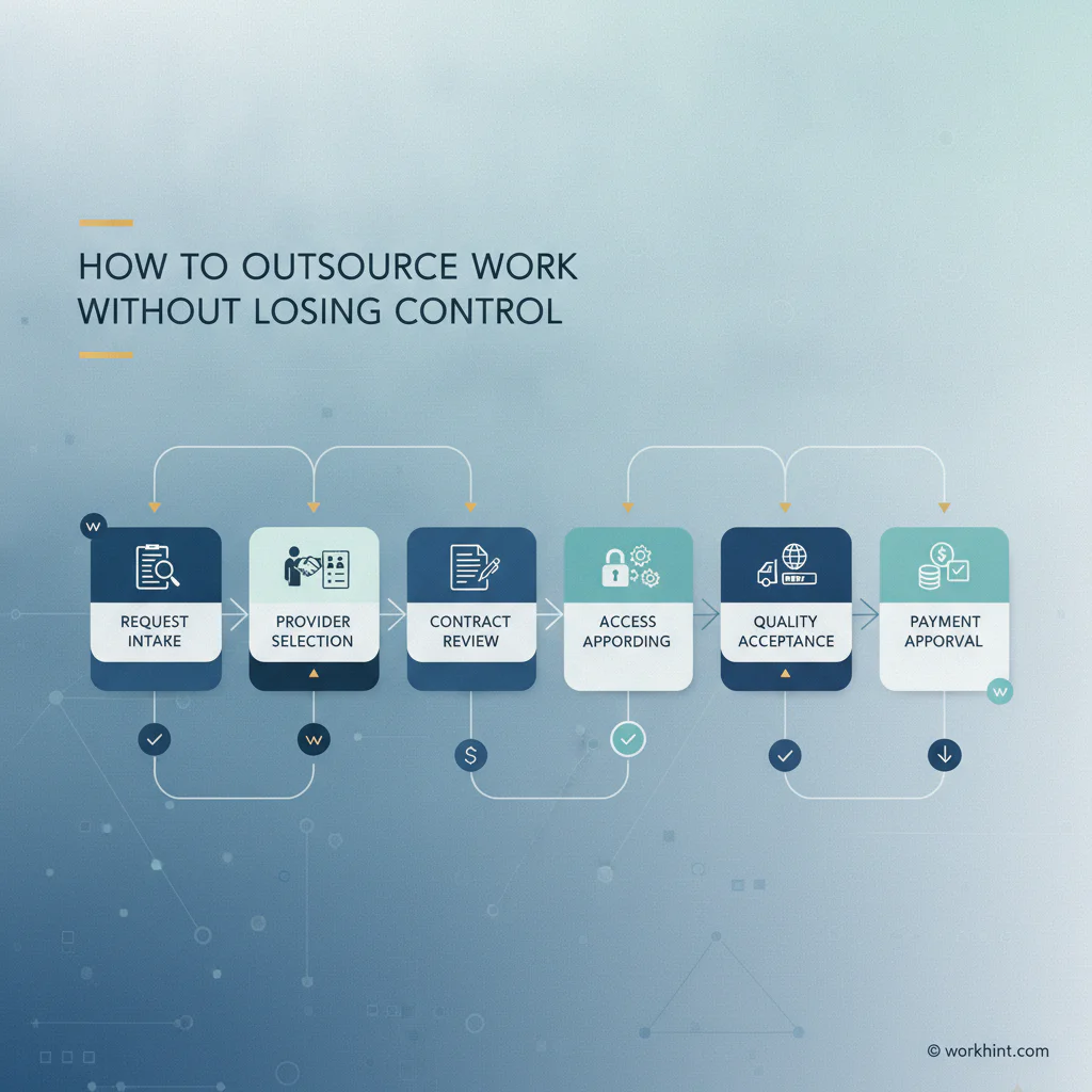 Outsourcing best practices workflow