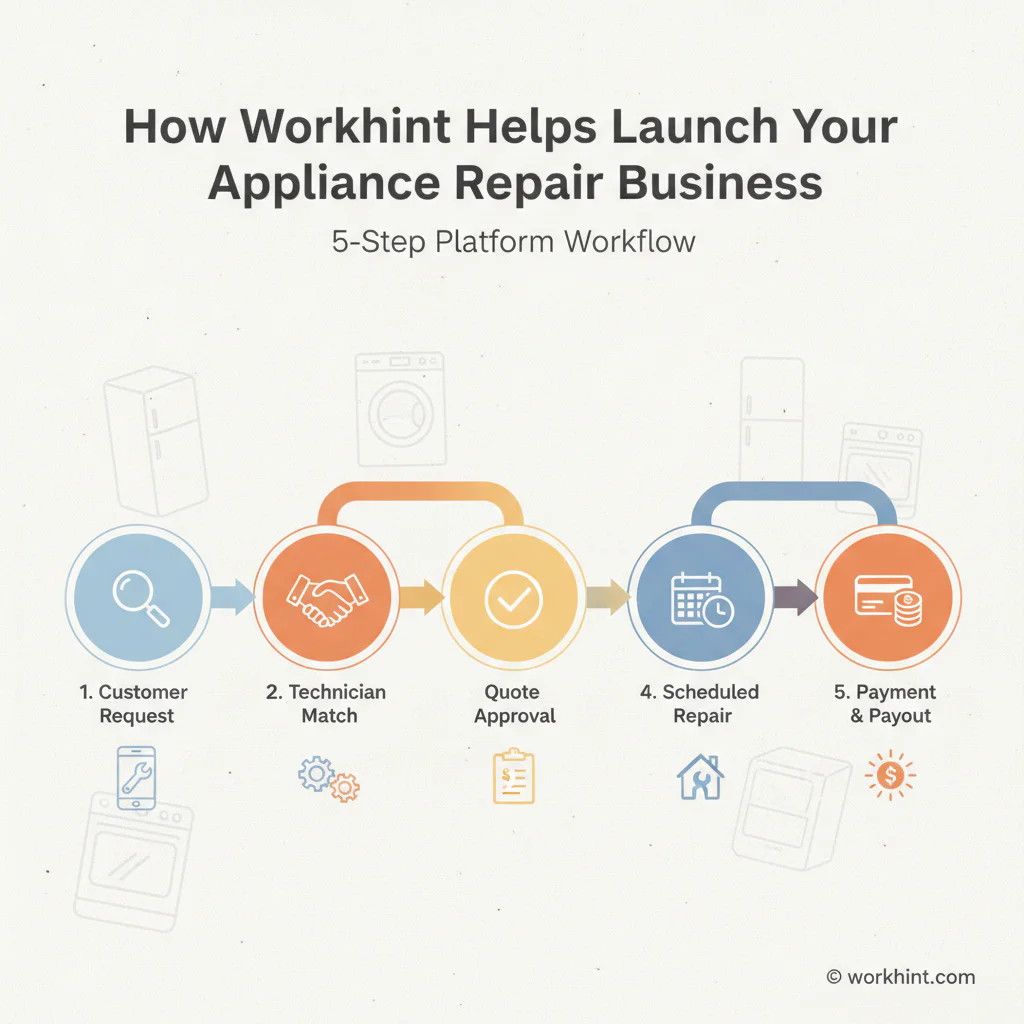 Appliance repair platform workflow