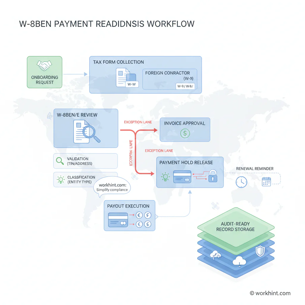 W-8BEN Form for International Contractor Payments