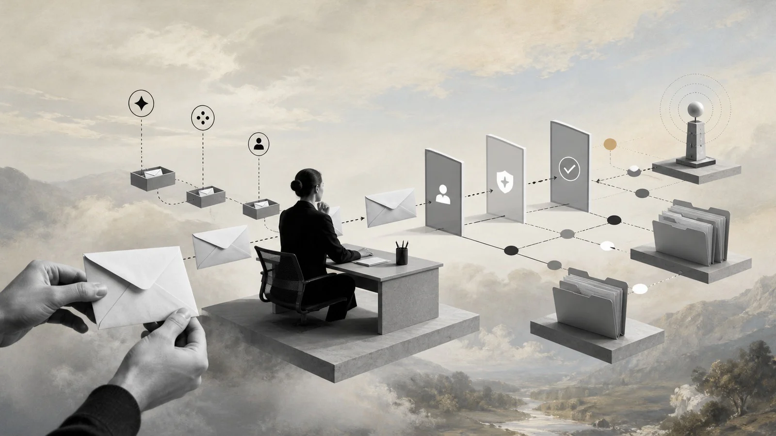 Editorial image for AI email automation workflow
