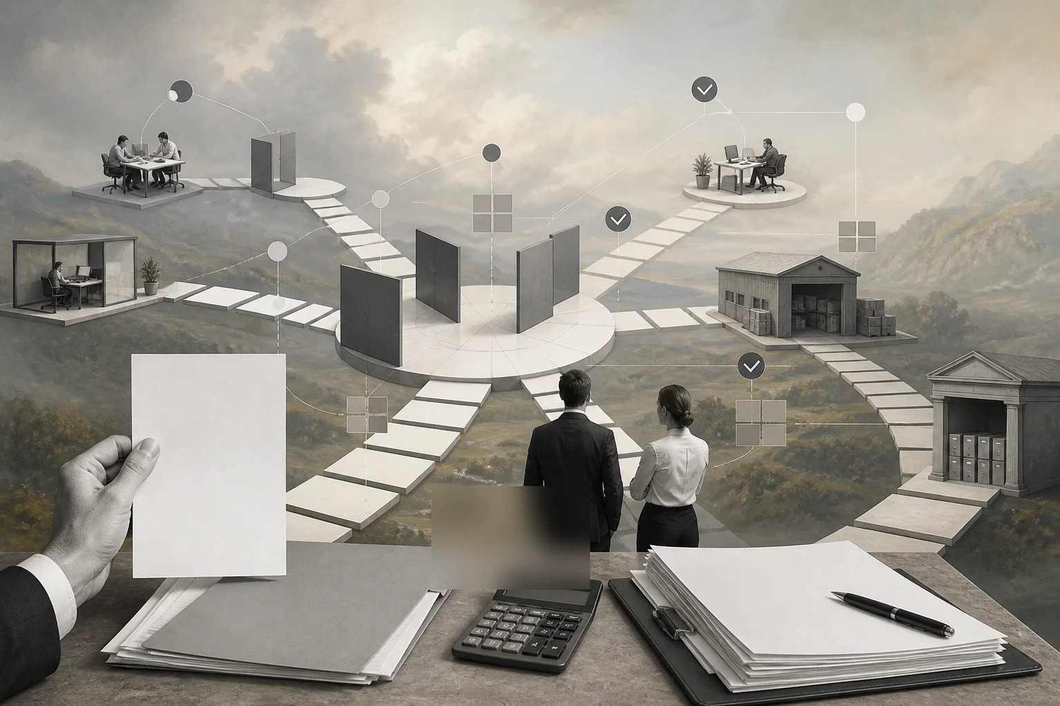 Contingent workforce spend management workflow visual
