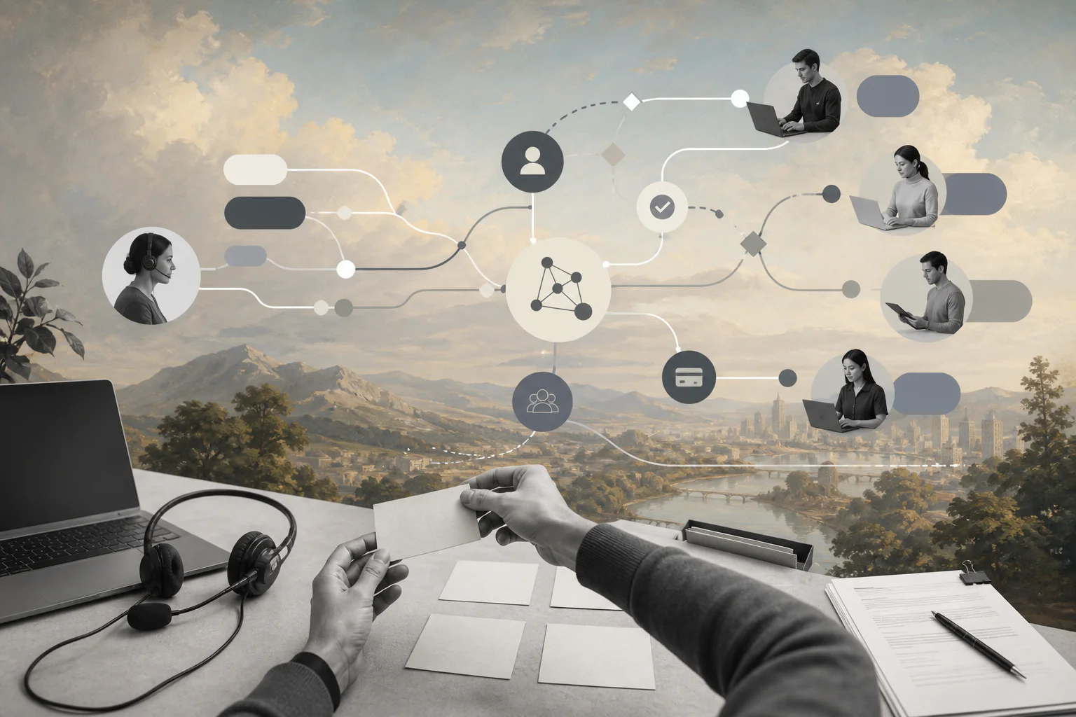 How to Start an AI Support Agency With No Staff