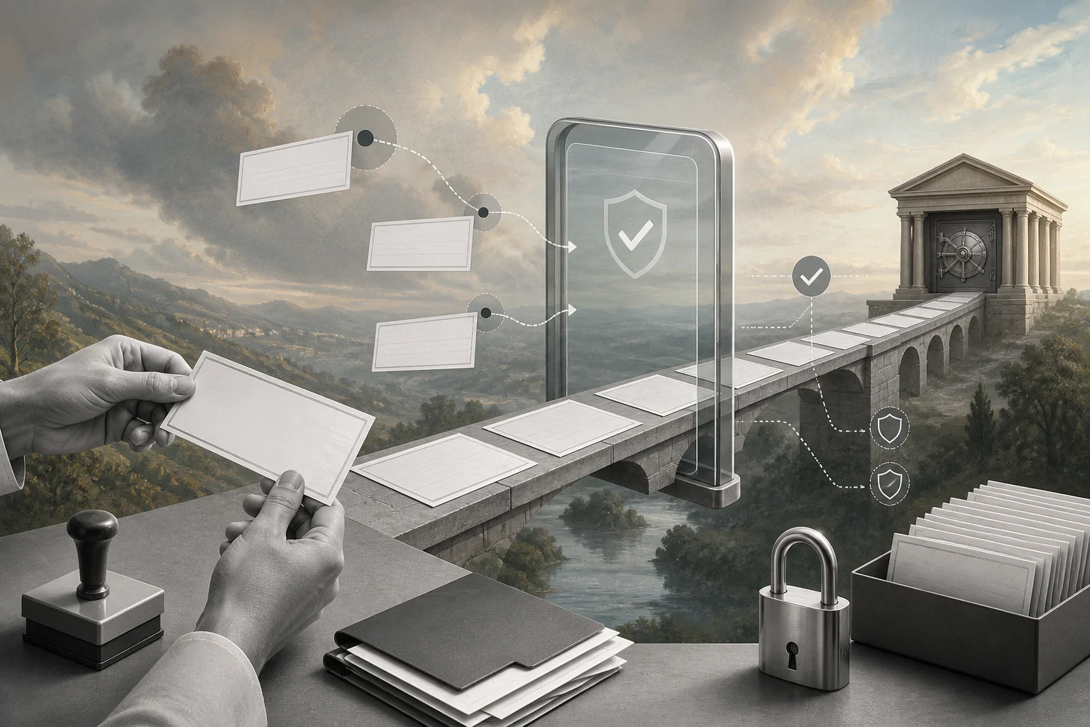 Positive pay workflow for business payments