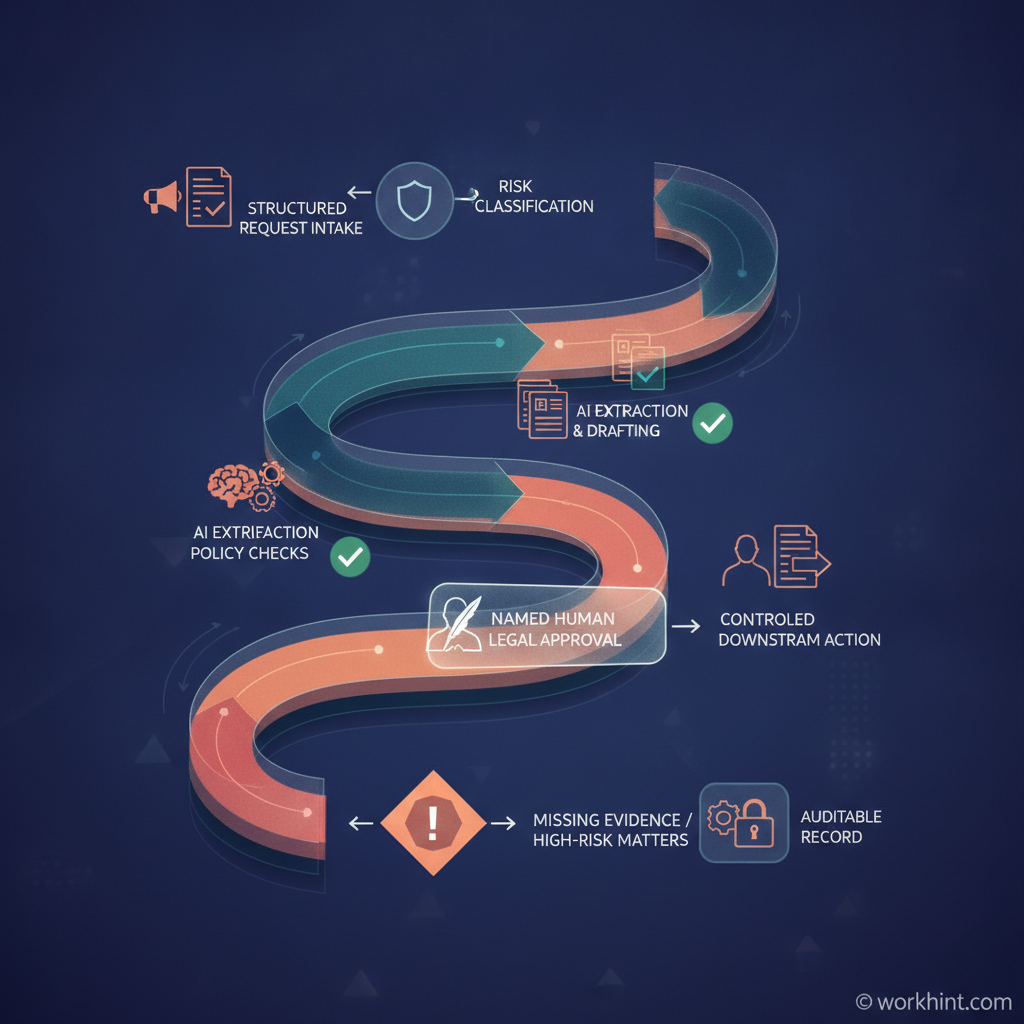 AI legal workflow automation control map