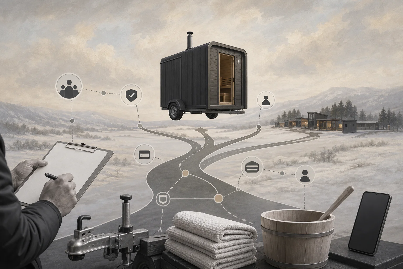 How to Start a Mobile Sauna Business Without a Fleet