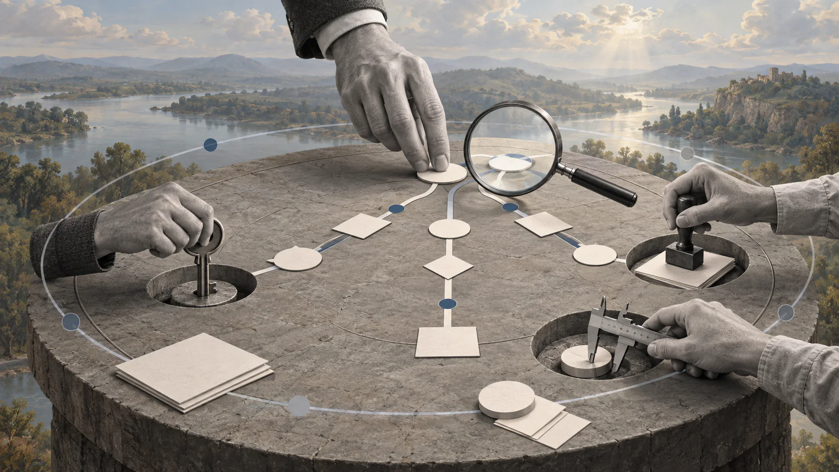Planner executor architecture for governed business AI agents