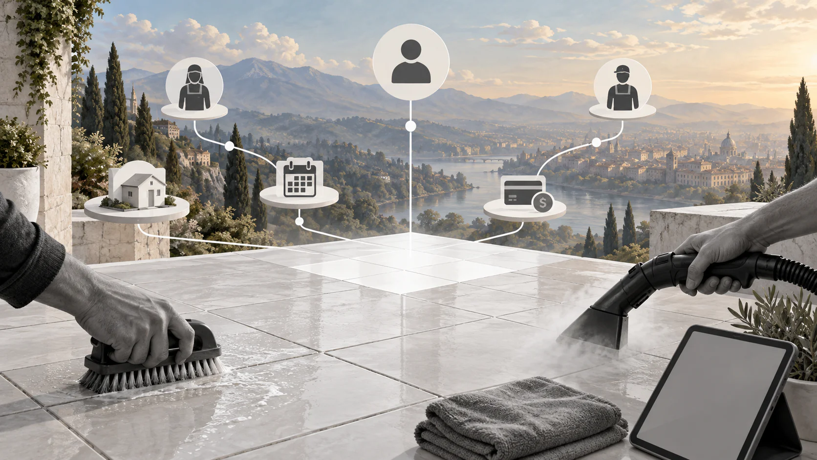 How to Start Tile and Grout Cleaning With No Staff