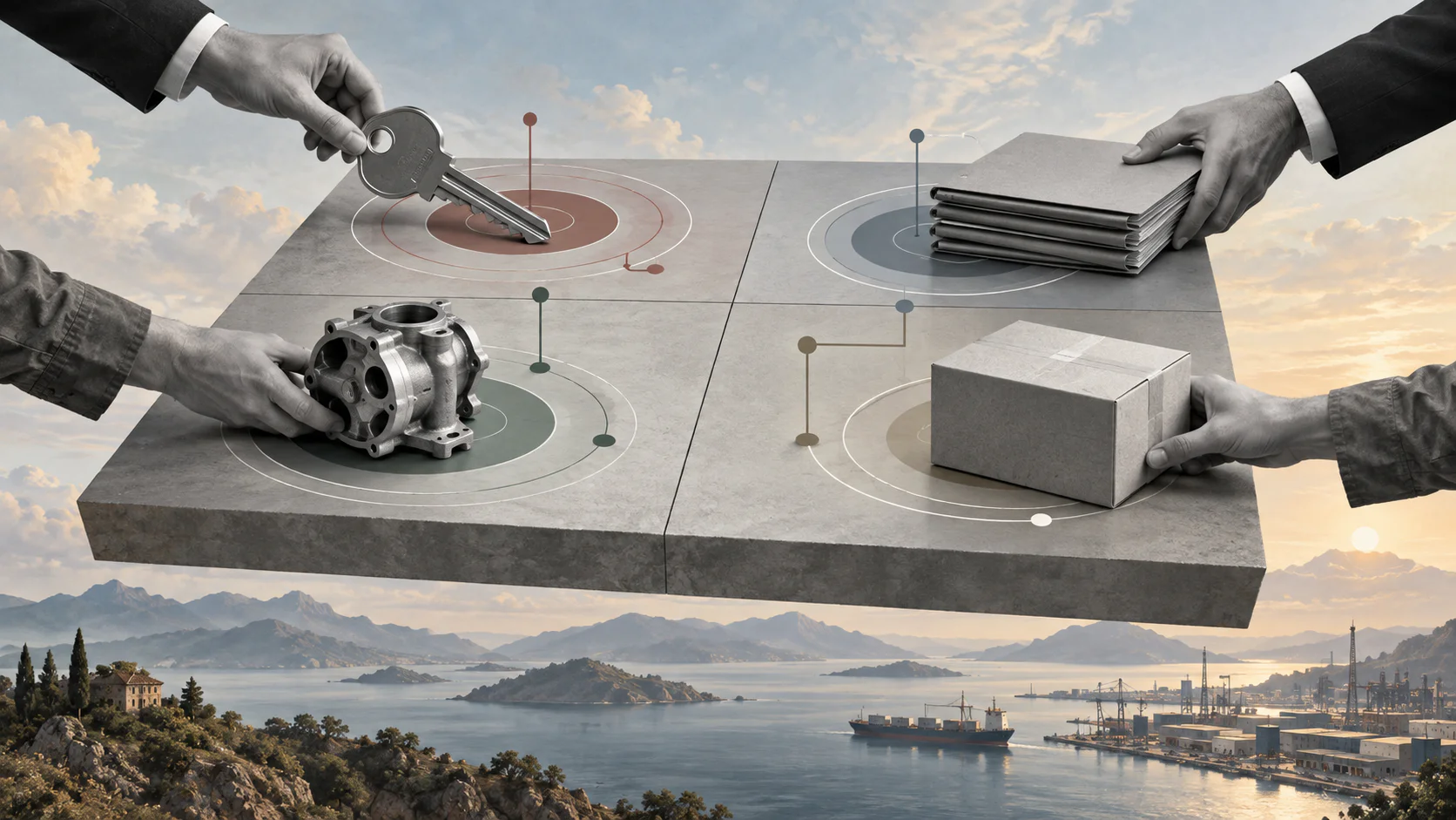 Supplier segmentation matrix mapping vendors by business impact and supply risk